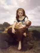 William-Adolphe Bouguereau The Elder Sister Germany oil painting artist